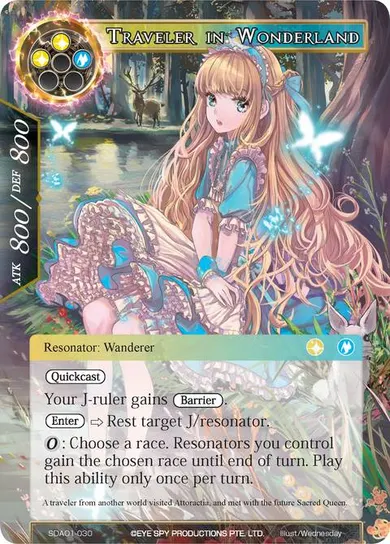 Traveler in Wonderland