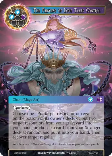 The Princess of Love Takes Control