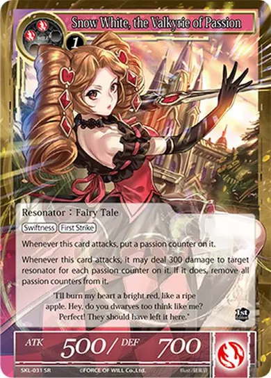 Snow White, the Valkyrie of Passion