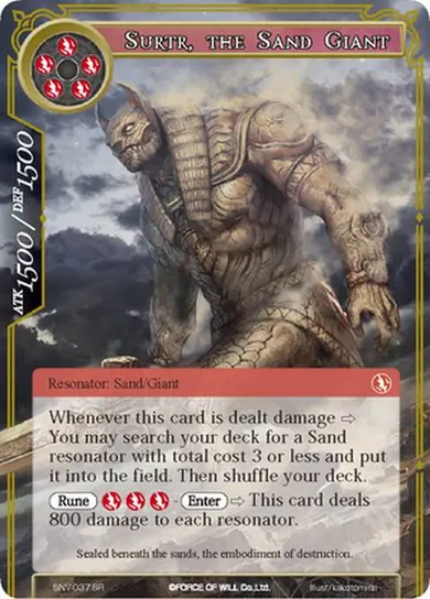 Surtr, the Sand Giant