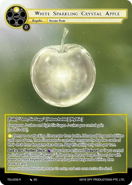 White Sparkling Crystal Apple