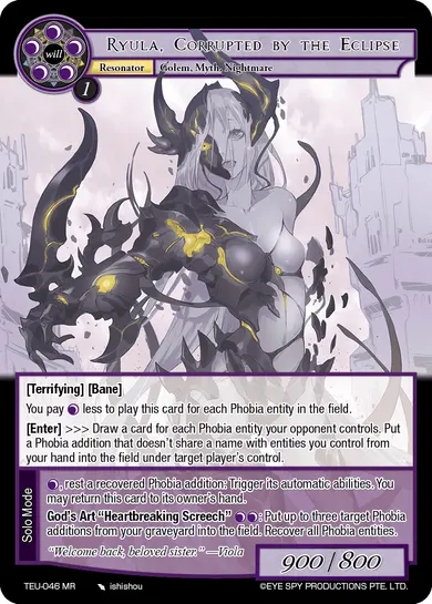 Ryula, Corrupted by the Eclipse