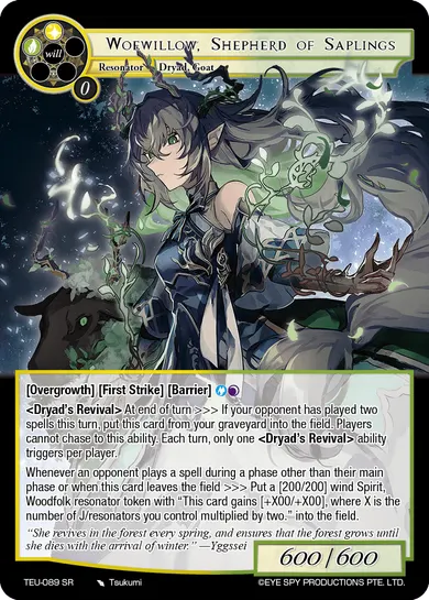 Woewillow, Shepherd of Saplings
