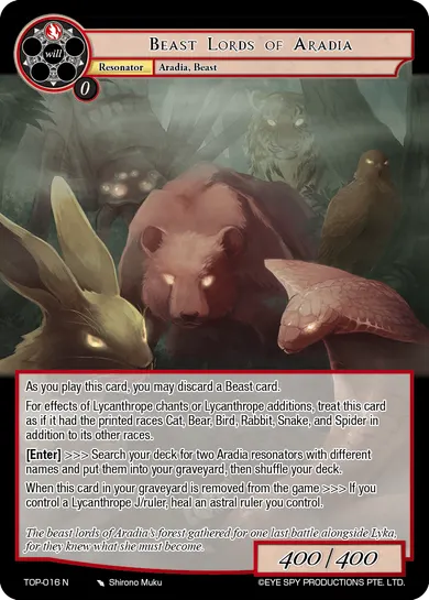 Beast Lords of Aradia
