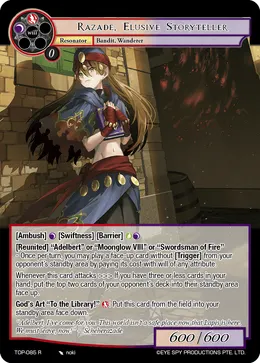 Razade, Elusive Storyteller