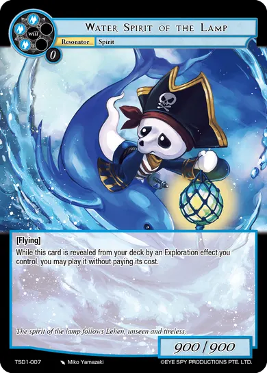 Water Spirit of the Lamp