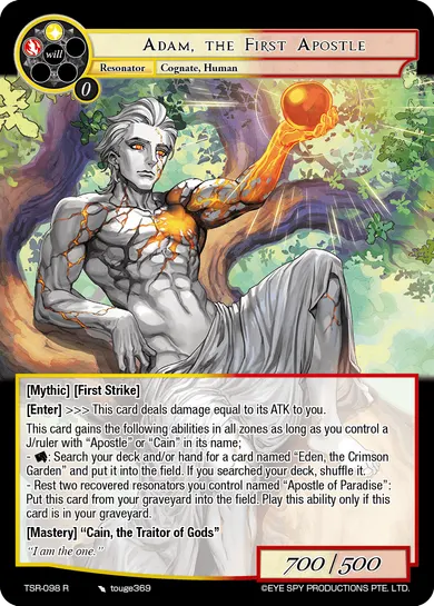 Adam, the First Apostle