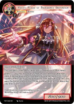 Violet, Flame of Providence Distortion