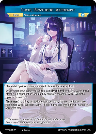 Lucie, Synthetic Alchemist
