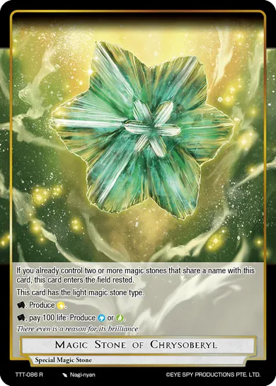 Magic Stone of Chrysoberyl
