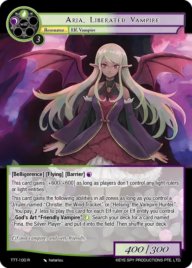 Aria, Liberated Vampire