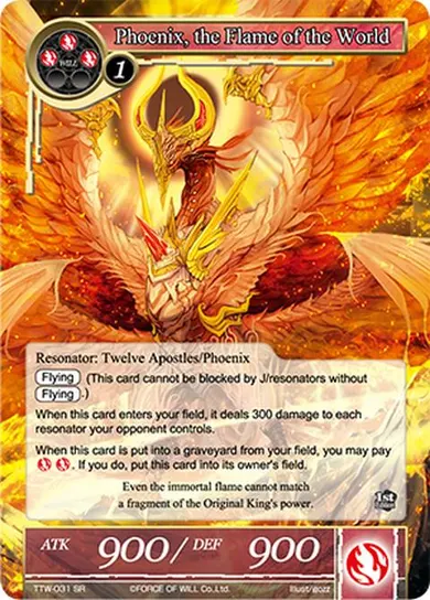 Phoenix, the Flame of the World