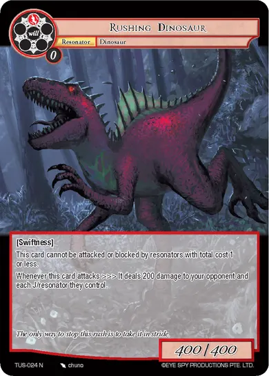 Rushing Dinosaur