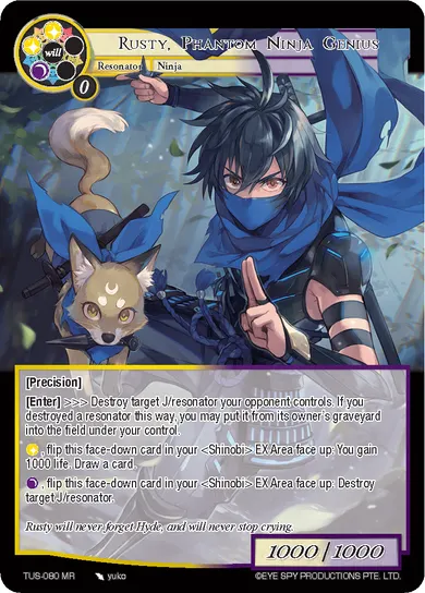 Rusty, Phantom Ninja Genius