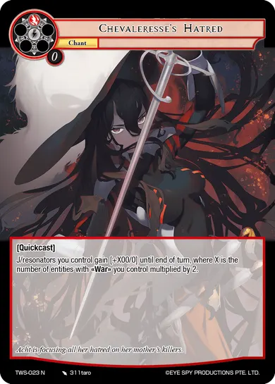 Chevaleresse's Hatred