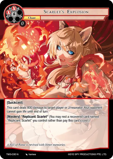 Scarlet's Explosion