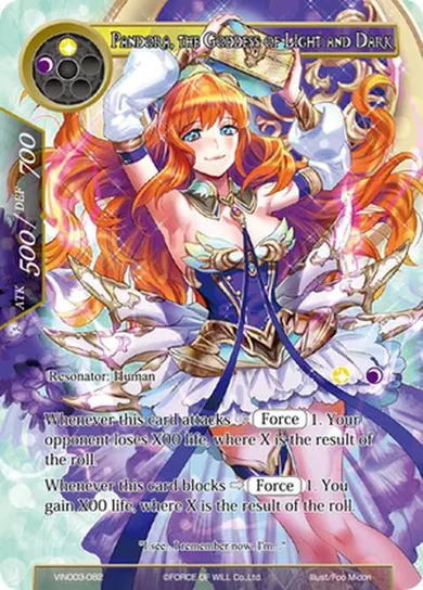 Pandora, the Goddess of Light and Dark