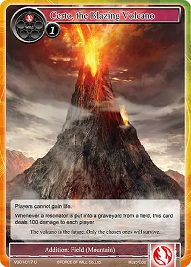 Certo, the Blazing Volcano